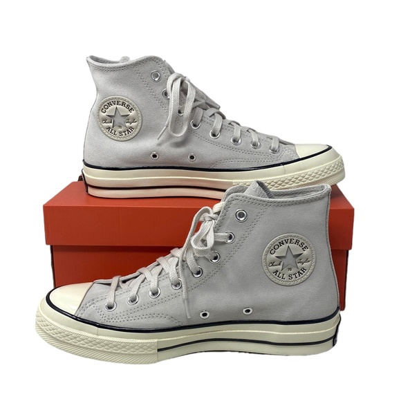 Converse Chuck 70 High Top Suede Shoes Women's Size Pale Putty Casual A01459C - Picture 4 of 9